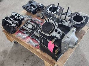 Disassembled 2005 Harley-Davidson 88ci. Motor