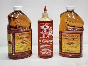 Assorted Engine Lubrication Oil Treatment Supplies