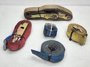 (4) Heavy Duty Cargo Straps