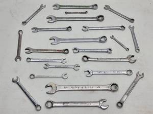 Assorted Standard Open-Box End Wrenches