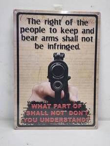 This Right to Bear Arms Garage Sign
