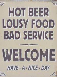 Welcome Garage Tin Sign