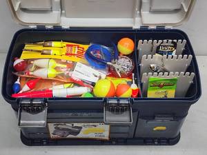 Fishing Tackle Box with Contents