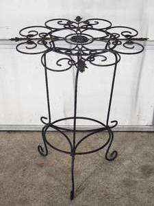 Wrought Iron Deck Table