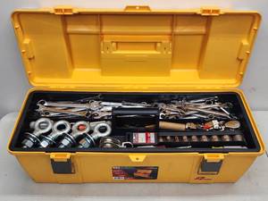 Yellow Toolbox with Contents