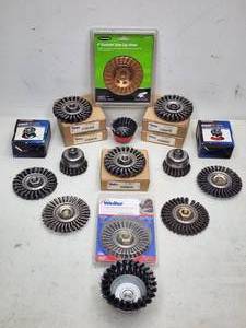 Large Assortment of Wire Wheels