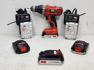 Black & Decker Cordless Drill with Accessories
