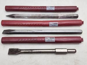 (3) Assorted Central Machinery Jack Hammer Attachments