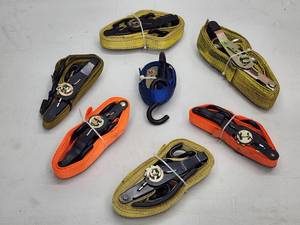 Assorted Cargo Ratchet Straps