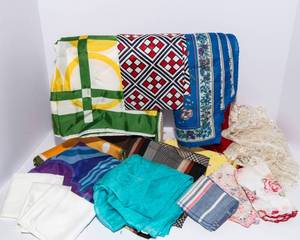 Assorted Scarves & Handkerchiefs  Mixed Lot