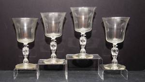 Libbey Liberty Bell Wine Glasses  Set of 4