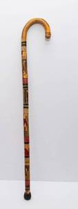 Carved Wooden Cane  32 Tall
