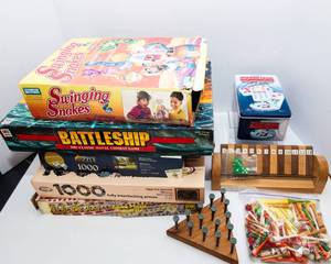 Assorted Board & Table Games Lot
