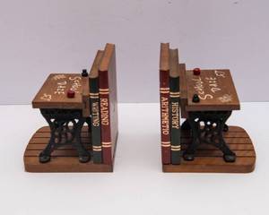 Vintage Desk-Style Bookends
