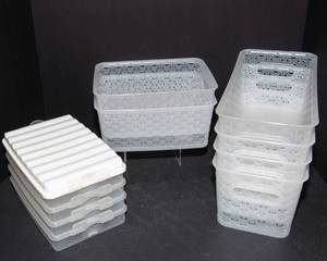 Assorted Storage Containers Lot
