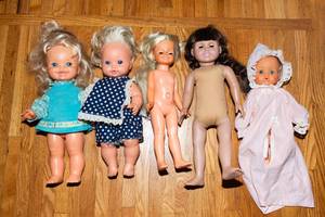 Assorted Vintage Dolls Lot  Kathy, Velvet & More
