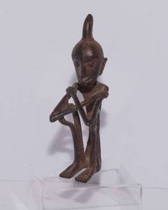 Vintage African Sculpture  Likely Bronze