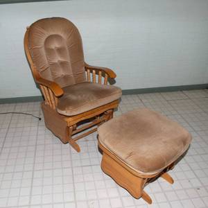 Rocking Chair with Footstool