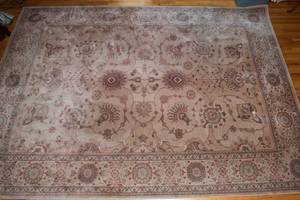 Tashkent Wool Area Rug – 7'10" x 11'2" – Made in Belgium (100% Wool)