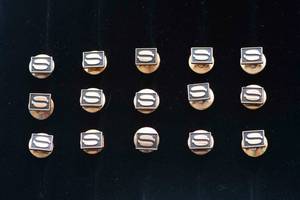 Matching Lapel Pin Set  15 Pieces (110 10K Gold-Filled)