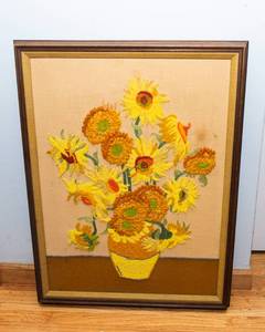 Embroidered Wall Art  20.5 x 27