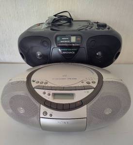Two Boom Boxes