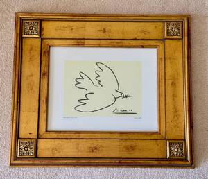 Pablo Picasso Dove of Peace Framed Print
