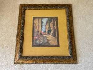 Italian Alleyway II by Stevens Framed Print
