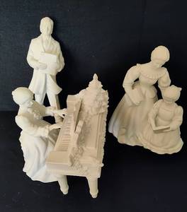 Department 56 Winter Silhouette Figurines - Carols Around the Spinet
