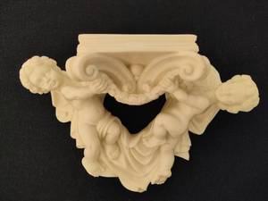 Vintage Gino Ruggeri Cherub Wall Shelf