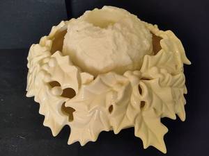 Ceramic Hollybush Candle Bowl