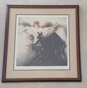 Vintage Louis Icart Waltz Echoes Signed Print