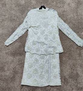 Judith Ann Creations Vintage Wedding Dress (2pc - L)