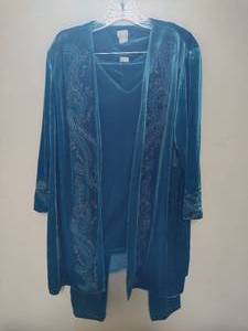 Chicos 3Pc Womens Velour Pants Set
