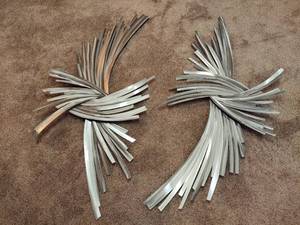 A Touch of Class Infinity Silver Metallic Wall Sculptures