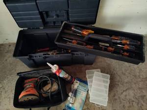 Tool Box, Rigid Sander & Misc Tools