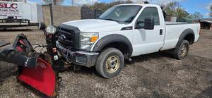 2012 Ford F-250 Super Duty 4x4 Pickup with Boss Power-VXT Snow Plow