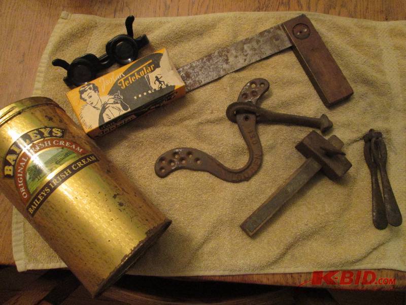 Vintage tools and glasses...