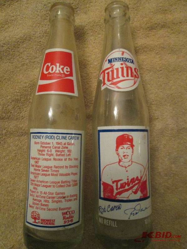 Coca Cola vintage Rod Carew commemo...