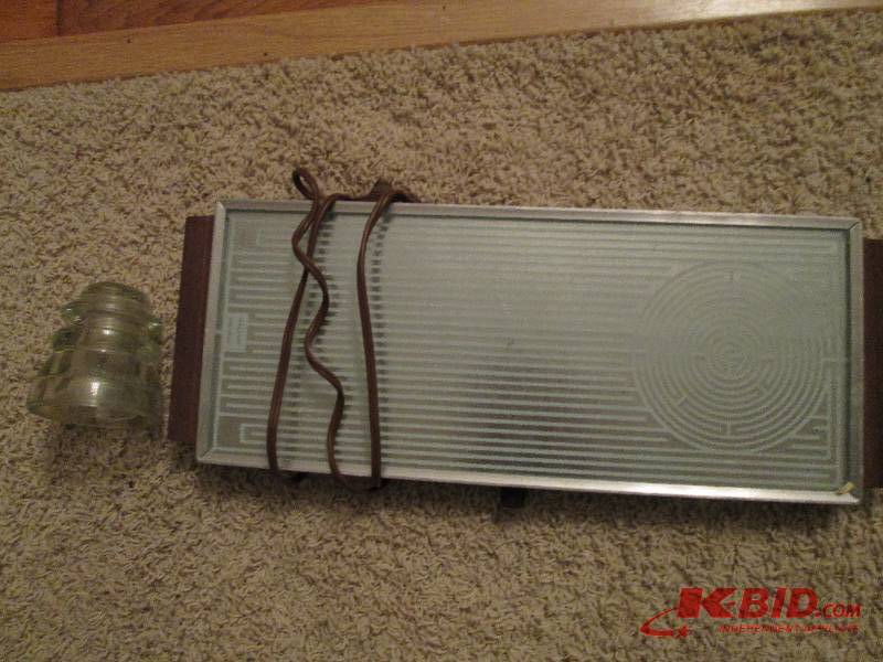 vintage warming pad and glass elect...