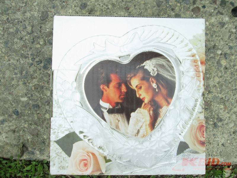 glass picture plate...