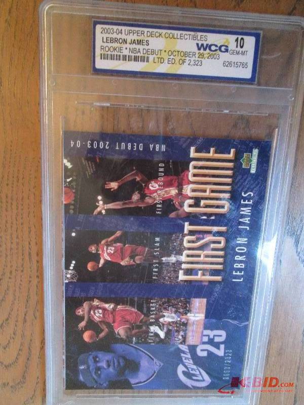 LeBron James Rookie card 2003-04 Up...