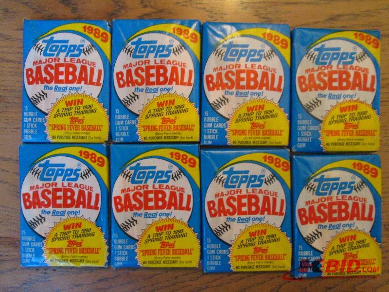 Mixed Lot of 8 collectible Wax Pack...