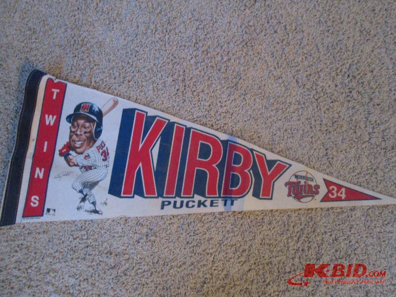 MN Twins Kirby Pucket pennant...