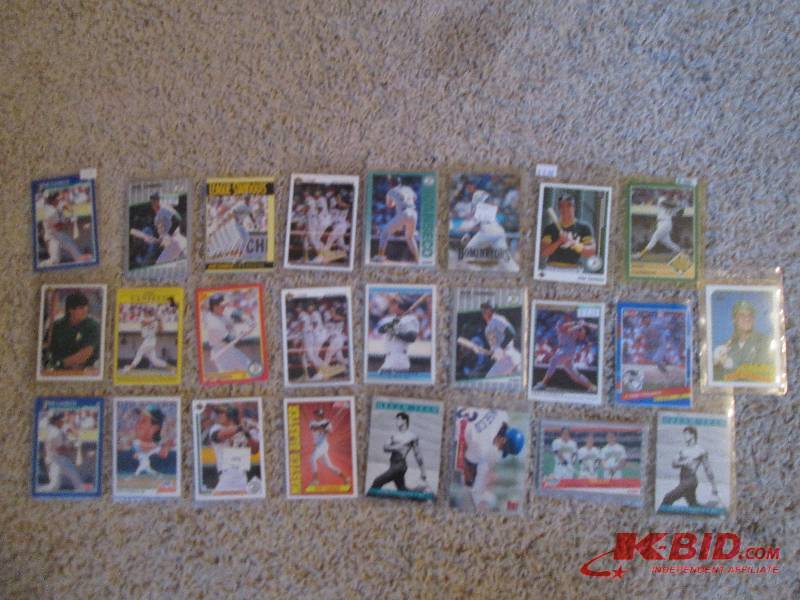 Lot of Jose Canseco baseball cards...