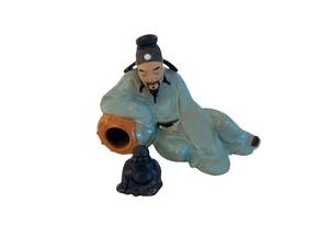 Ceramic Scholar Figurine