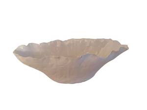 Shell-Shaped Ceramic Bowl - Decorative Centerpiece