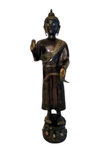 32-Inch metal Buddha Statue