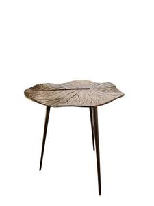 Pier One Imports Leaf-Shaped Metal Side Table - 18-Inch - India