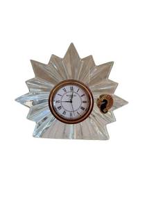 Waterford Crystal Starburst Mantel Clock - Quartz Movement, Made in Ireland